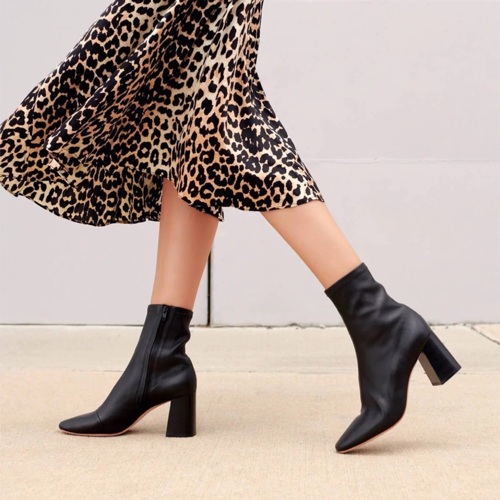 Loeffler Randall Elsie black ankle bootie
